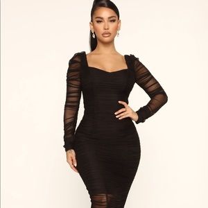 Fashion nova mesh dress